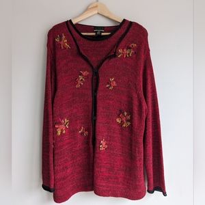 Vintage Sigrid Olsen Cardigan and Sweater Vest Set